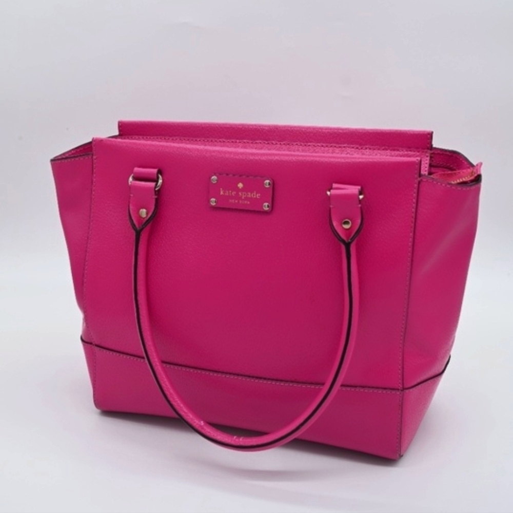 kate spade Hot Pink Leather Tote
